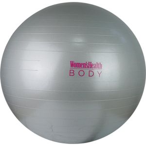 Woman’s Health, Fitnessball, Yoga Bal, 55 cm, Anti Burst, Grijs - MY:37 / Content