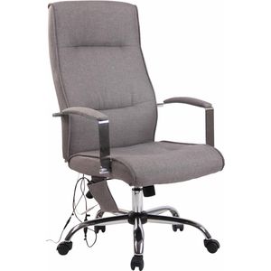 CLP Portland bureaustoel met massagefunctie grijs - 307810