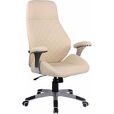 CLP Bureaustoel Layton kunstleer creme - 308704