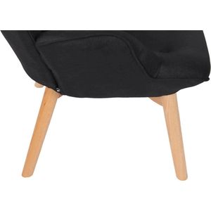 CLP Lounger Durham stof zwart - 309559