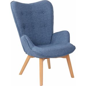 CLP Durham Lounger - Stof blauw