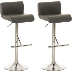 2er Set Barhocker California grau