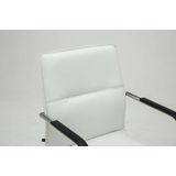 CLP Seattle Set van 2 bezoekersstoelen - Kunstleer wit