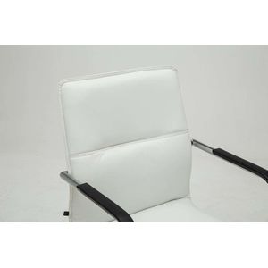 CLP Seattle Set van 2 bezoekersstoelen - Kunstleer wit