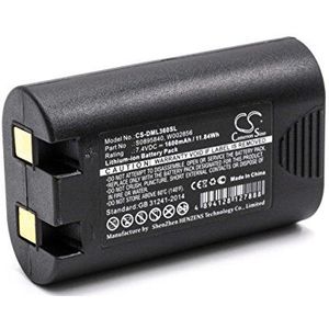 vhbw Li-Ion batterij 1600mAh (7.4V) compatibel met printer, kopieerapparaat, scanner, labelprinter, Dymo Rhino 4200, 5200