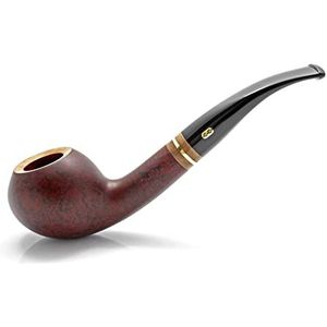 Chacom Fluitje Alpina 426 Half-Bent Freestyle van stadlerwijn / Bordeaux glad / lengte 145 mm / kophoogte 45 mm / kopboring 20 mm / 9 mm / applicatie acryl metaal / mondstuk acryl zwart Fishtail