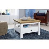 Trendteam - Salontafel - Wit - 70x70x46 cm