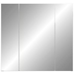 trendteam smart living Spiegelkast, hout, voorkant: wit hoogglans corpus: wit, 80 x 63 x 16 cm