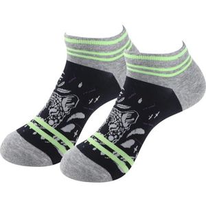 LILY MAJA Sneaker Sokken Koppels (Pack van 2), Groen, 75-79 EU