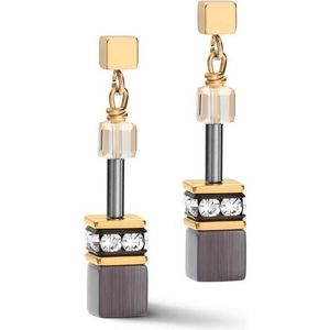 Coeur de Lion - 2839/21-1216 - Oorknopjes - Grijs - Edelstaal