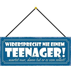 LANOLU Retro metalen bord bijen-Oase bord - metalen borden tuin met spreuken - nostalgische decoratie als tuinman geschenken - retro decoratie vintage metalen bord tuin in houtlook 20x30cm