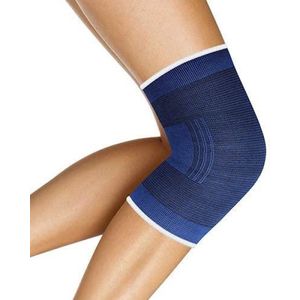Lifemed elastische sportbandage blauwe kniebrace ( Maat M)