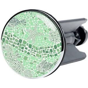 Wastafelstop, keuze uit veel mooie wastafelstoppen, hoge kwaliteit (Mosaic World Groen)