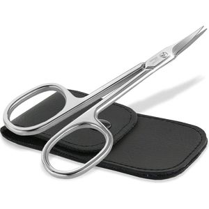 huidschaar, met scherp gebogen snijoppervlak, manicureschaar met extra fijne punt voor het inkorten van de nagelriem