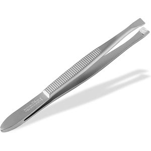 Slicker-pincet van roestvrij staal Haarplukpincet Wenkbrauwpincet voor gezichtsverzorging Schoonheidspincet voor ontharing voor mannen en vrouwen