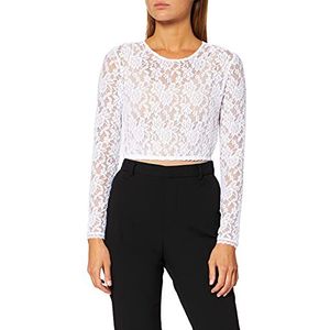 Stockerpoint Dirndlblouse voor dames, wit, 44