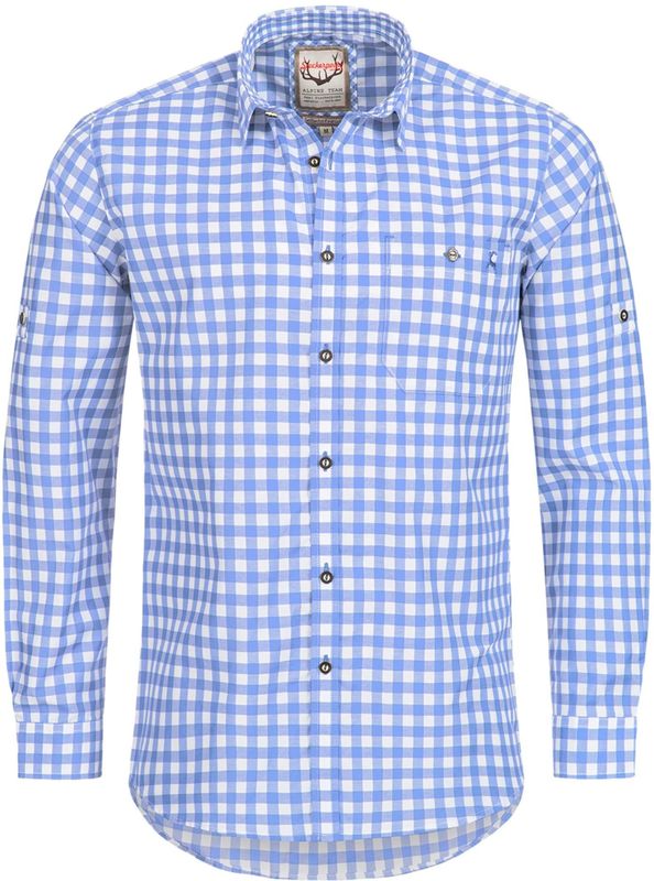 Overhemd - Geruit - Katoen - Lange Mouw