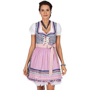 Stockerpoint Dames Dirndl Talita speciale gelegenheid jurk, Rokerige Blauwe Roos, 70 NL