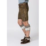 Stockerpoint heren leren broek, Havanna spekt, 44