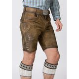 Stockerpoint heren leren broek, Havanna spekt, 44