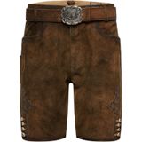 Stockerpoint heren leren broek, Havanna spekt, 44