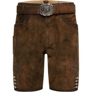 Stockerpoint heren leren broek, Havanna spekt, 44