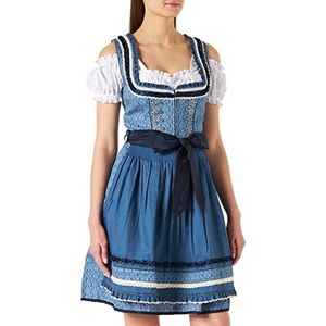 Stockerpoint Dames Dirndl Angelica jurk voor speciale gelegenheden, blauw, 30