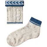 STOCKERPOINT - Klederdracht Sokken - Nude - Lichtgroen - Color-Blocking