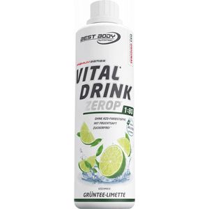 Best Body Nutrition Vital Drink Zerop (500ml) Green Tea Lime - Intra- & Post-Workout - Intra-Workout