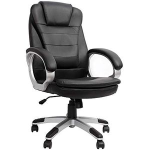 Melko Gamingstoel, ergonomische bureaustoel in zwart, kantoorstoel, racestoel, bureaustoel, managersstoel, gamestoel, gamestoel, sportstoel, draaistoel, pc-stoel, gamingstoel