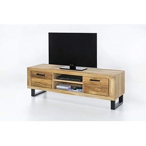 Elfo TV Lowboard TV-commode Klara 170cm breed wild eiken geolied gedeeltelijk massief NIEUW/ORIGINELE VERPAKKING