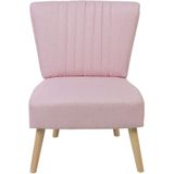 VAASA - Fauteuil - Roze - Polyester