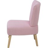 VAASA - Fauteuil - Roze - Polyester