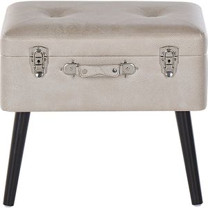 MALLARD - Hocker - Beige - Kunstleer