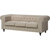 CHESTERFIELD - Woonkamerset - Beige - Polyester