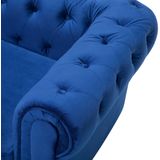 CHESTERFIELD - Woonkamerset - Blauw - Fluweel