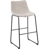 Beliani FRANKS - Barkruk - Beige - Kunststof
