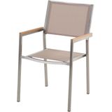 GROSSETO - Tuinstoel set van 2 - Beige - Polyester