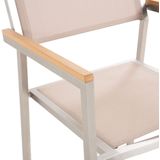 GROSSETO - Tuinstoel set van 6 - Beige - Polyester