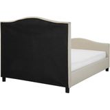 AUREL - Tweepersoonsbed - Beige - 180 x 200 cm - Polyester