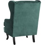 ALTA - Chesterfield fauteuil - Groen - Fluweel