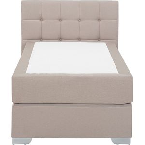 ADMIRAL - Boxspringbed - Beige - 90 x 200 cm - Polyester