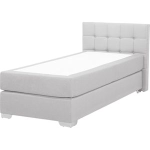 ADMIRAL - Boxspringbed - Grijs - 90 x 200 cm - Polyester