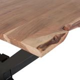 VALBO - Eettafel - Lichte houtkleur - 95 x 200 cm - Acaciahout