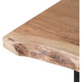 VALBO - Eettafel - Lichte houtkleur - 95 x 200 cm - Acaciahout