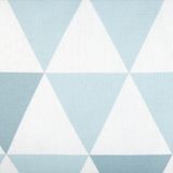 Tuinkussen Blauw/Wit Polyester Driehoekig Patroon Rechthoekig 40 x 70 cm Tuin Balkon Terras