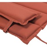 BRESCIA - Zitkussen - Rood - 180 x 60 cm - Polyester