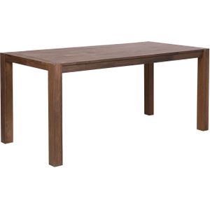 NATURA - Eettafel - Donkere houtkleur - 85 x 180 cm - Eikenhout