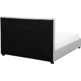 ROCHELLE - Bed opbergruimte - Lichtgrijs - 140 x 200 cm - Polyester