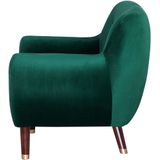 BODO - Fauteuil - Groen - Fluweel